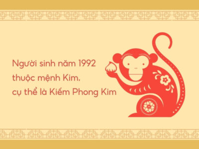 Mệnh Kim và đặc điểm của người sinh năm 1992