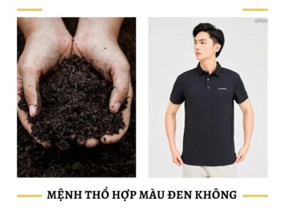 màu đen không phải là lựa chọn lý tưởng cho người mệnh Thổ