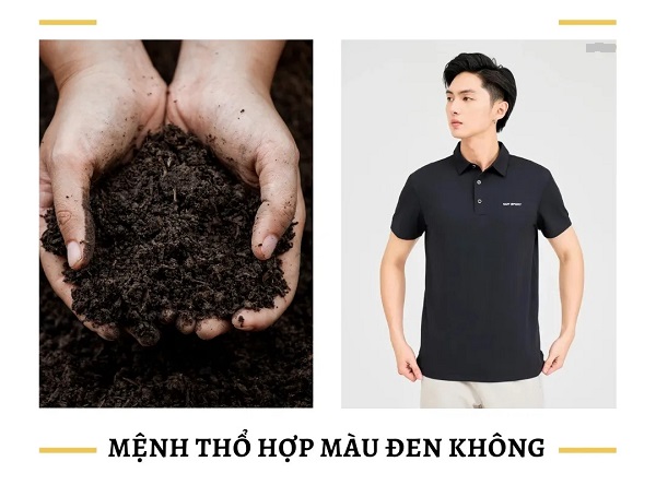 màu đen không phải là lựa chọn lý tưởng cho người mệnh Thổ