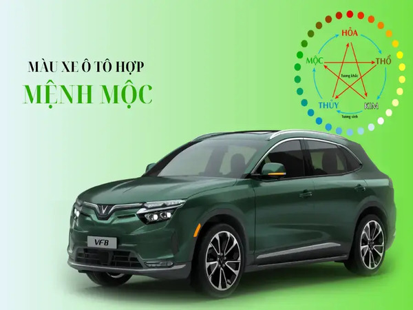 Màu xe hợp phong thủy cho người mệnh Mộc Màu xe hợp phong thủy cho người mệnh Mộc